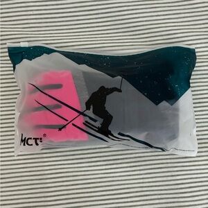 MCTI Neon Pink Ski Mask in Transparent Graphic Bag